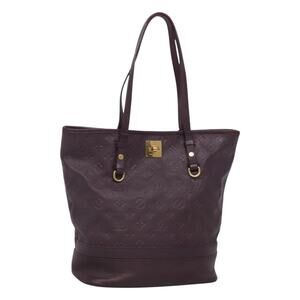 LOUIS VUITTON Monogram Empreinte Citadines PM Bag Purple M94049